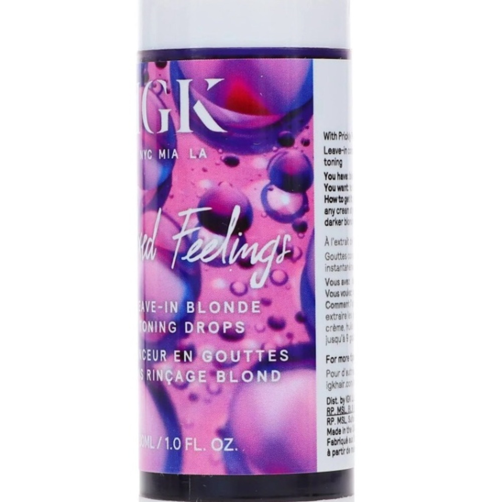 IGK color toning drops new in box.